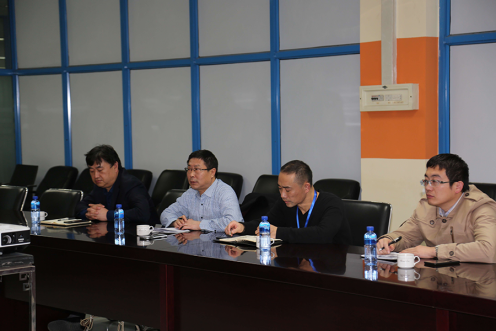 万名干手下基层乌兰察布市国企一队到GA黄金甲软件公司调研座谈